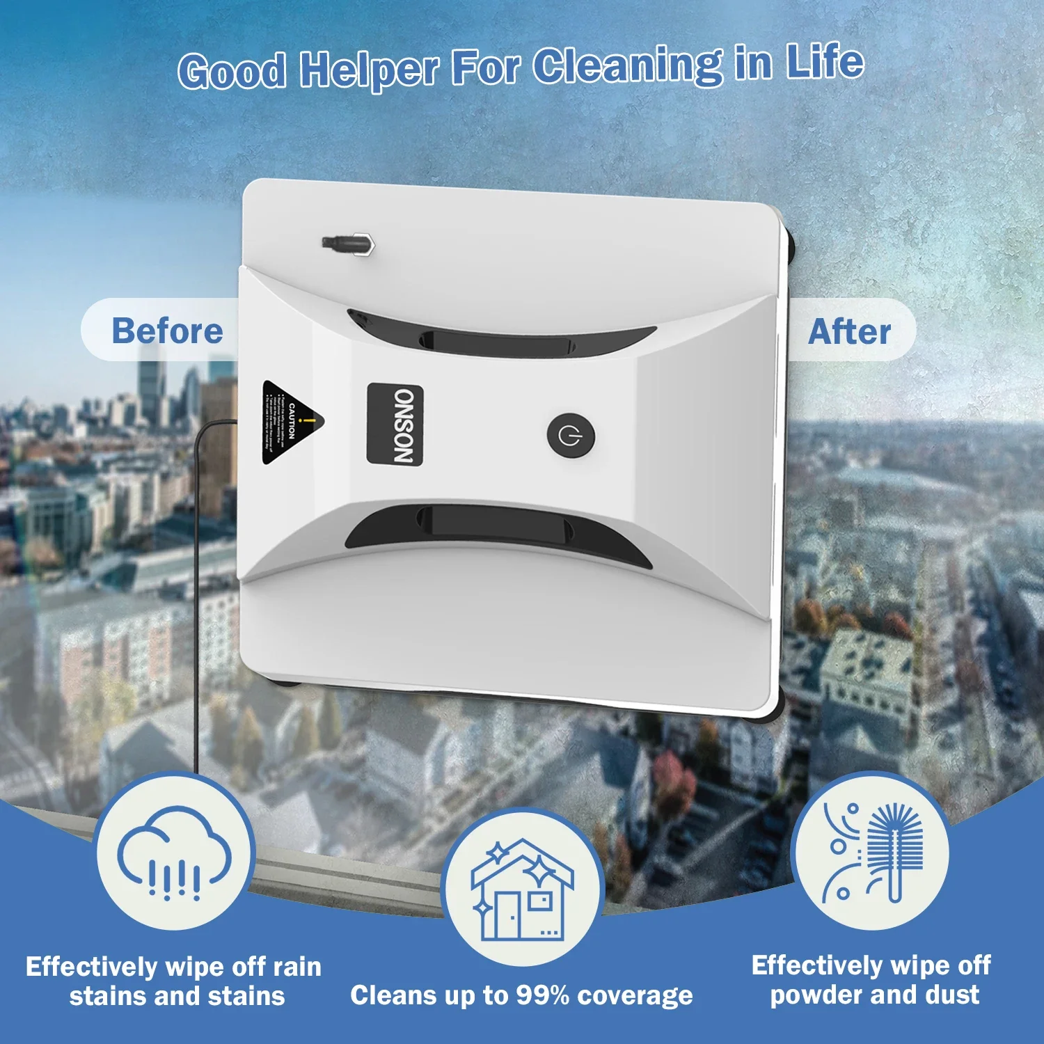 2021 Window Washer Remote Control Anti-Falling Electric Glass Window Cleaner Robot