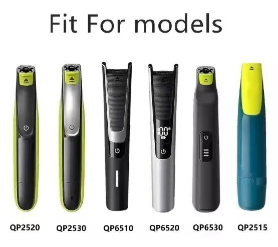 Compatible with small T blade razor models QP2520, QP2630, QP6510, QP6523,Hair clipper with single-blade replacement head