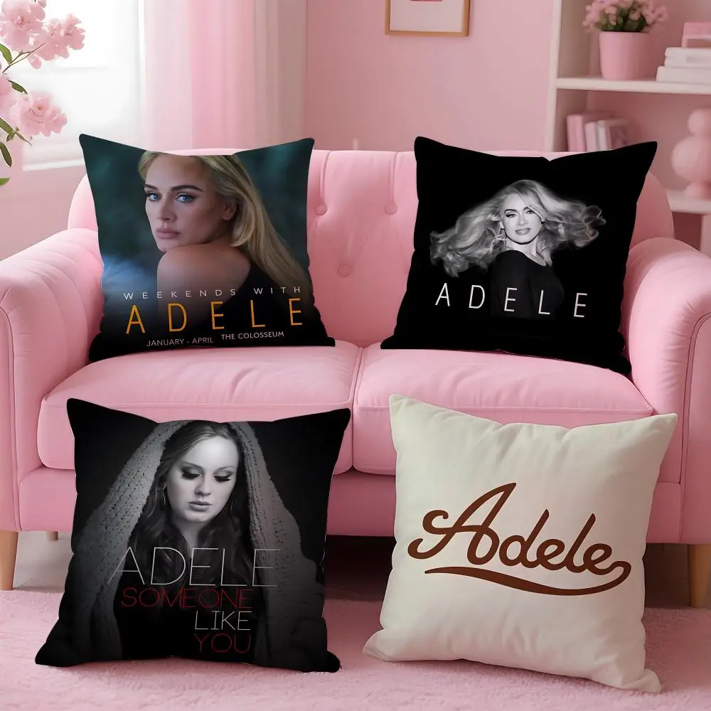 singer - Adele Cushion Cover Cushion Cover Set 4Pcs 50x50 45x45 40x40 Pillowcase Decorative Sofa Home Decor