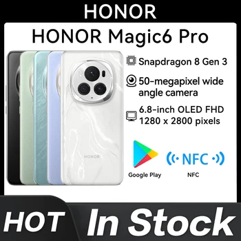 Neuer Original Huawei Honor Magic 6 Pro BVL-AN16 Snapdragon 8 Gen 3 6,8'' Quad-Curved Floating Screen 180MP HONOR