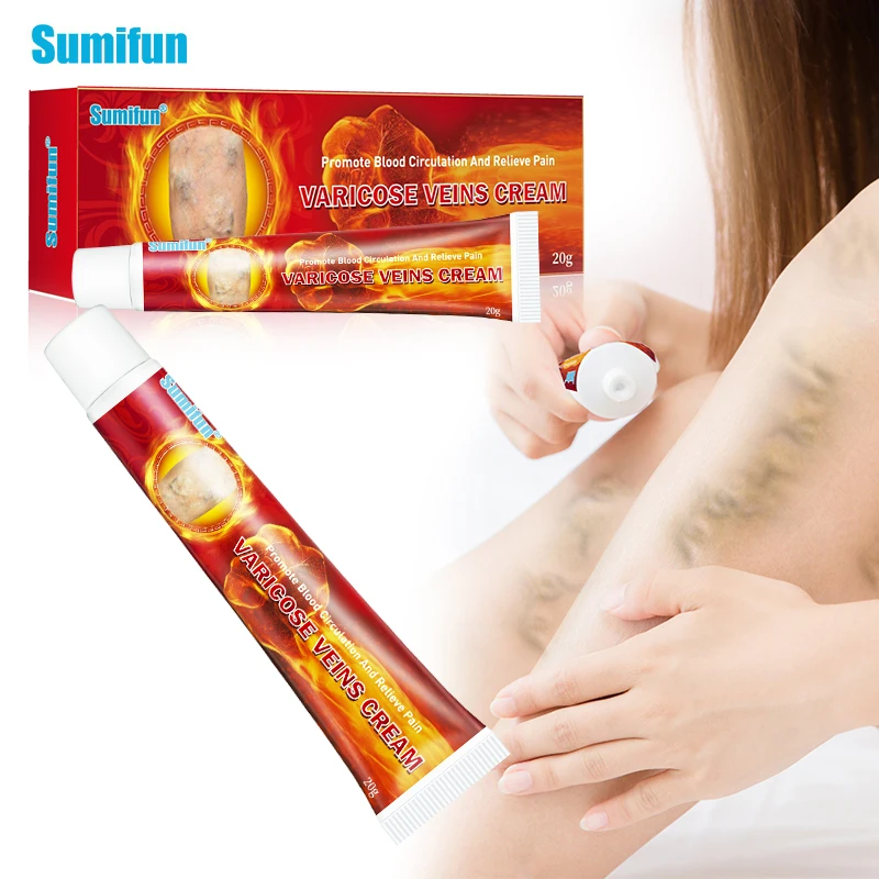 

Sumifun 20g Varicose Veins Treatmentcream Varicosity Angiitis Remedy Pain Relief Ointment Herbal Medical Plaster Skin Care