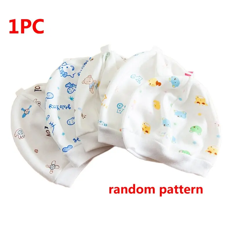 0-6 Months Newborn Infant Warm Cap Baby Soft Cotton Tire Hat  Cartoon