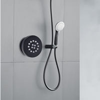 Shower Head Wall Mounted Massage Sprayer Mini Bathroom Faucet With Anti Clogging Nozzle Adjustable Rotatable Stainless Steel