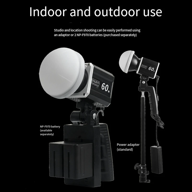 60W Tweekleurige Handheld Fill Licht Fotografie Outdoor Licht Draagbare Led Licht Met Eu Plug