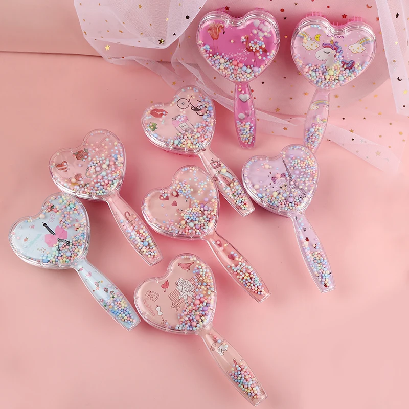 Child and Women Hair Comb Portable Heart-shaped Safety Airbag Comb Cute Straighten Hair Brush Massage Hairdressing Products