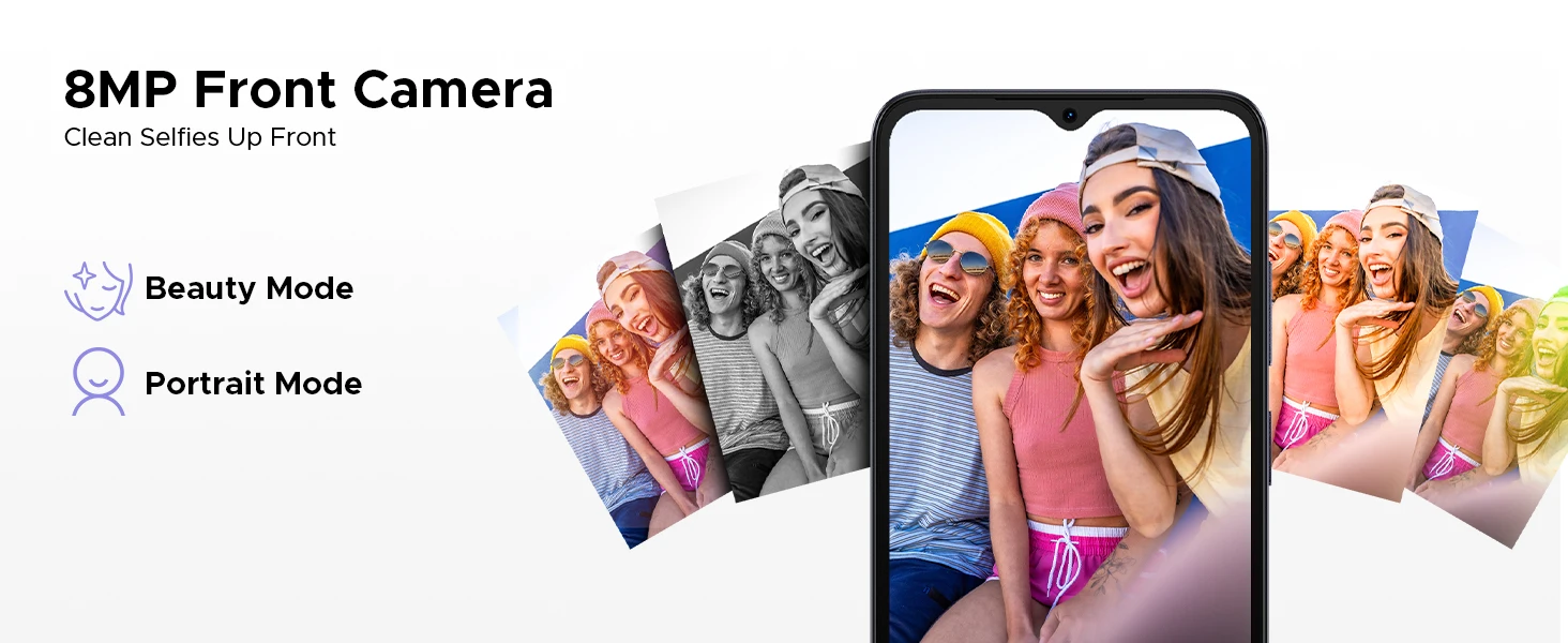 DOOGEE Note56 Plus Android 16 Gemini Ai Smartphones 6150mAh Battery 48GB RAM(6+42) 256GB ROM 6.56'' Screen Widevine L1 NFC Google Play Support Cell Phones