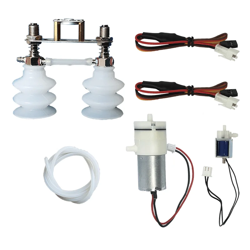 Großer Manipulator Saugnapf Roboterarm Vakuumpumpe Saugnapf Roboterklaue Handgreifer DIY Kit Luftpumpe für Arduino Robot Kit – Detail 16