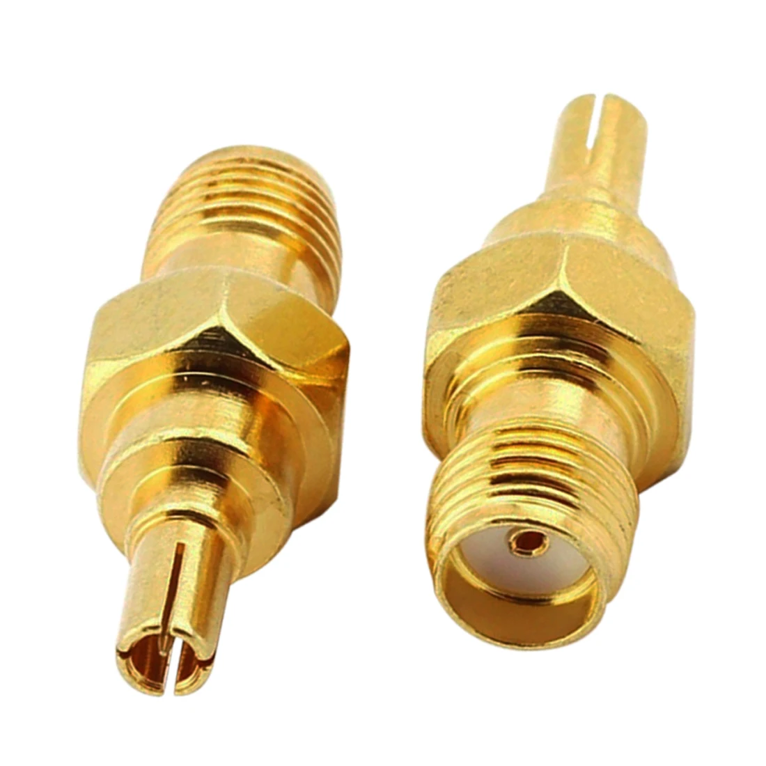 1 Piece SMA Female Jack  to CRC9  Male Plug  RF Coax Modem Convertor Straight  Goldplated New Wholesale