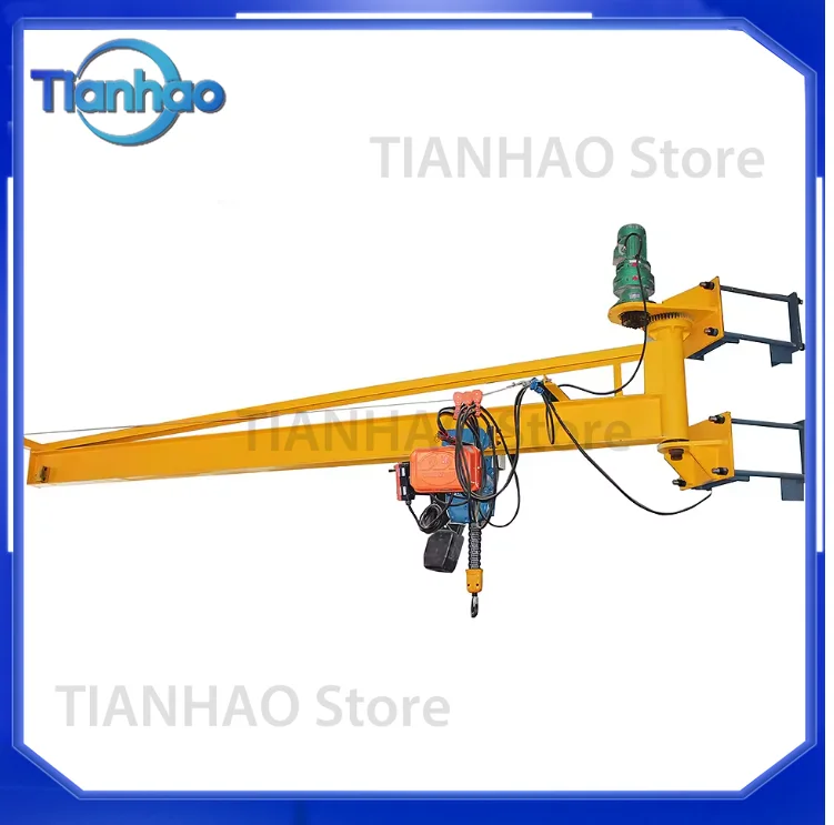 Electric Wire Rope Hoist 1 Ton 2 Ton 3 Ton Wall Mounted Jib Crane for Sale