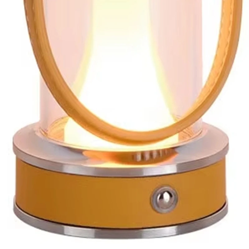 ABBN-Rechargeable LED Table Lamp, Acrylic Touch Sensor, Ambient Light, Ideal For Room Decor And Night Light