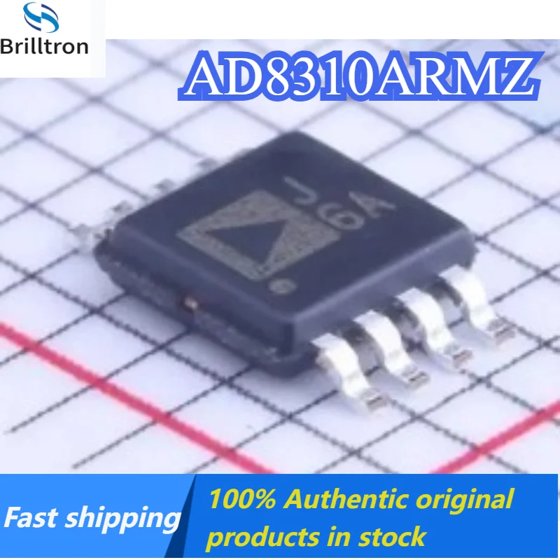 5-20PCS AD8310ARMZ-REEL7 Logarithmic Amplifier Chip MSOP-8 Brand New Original in Stock , Fast Shipping.