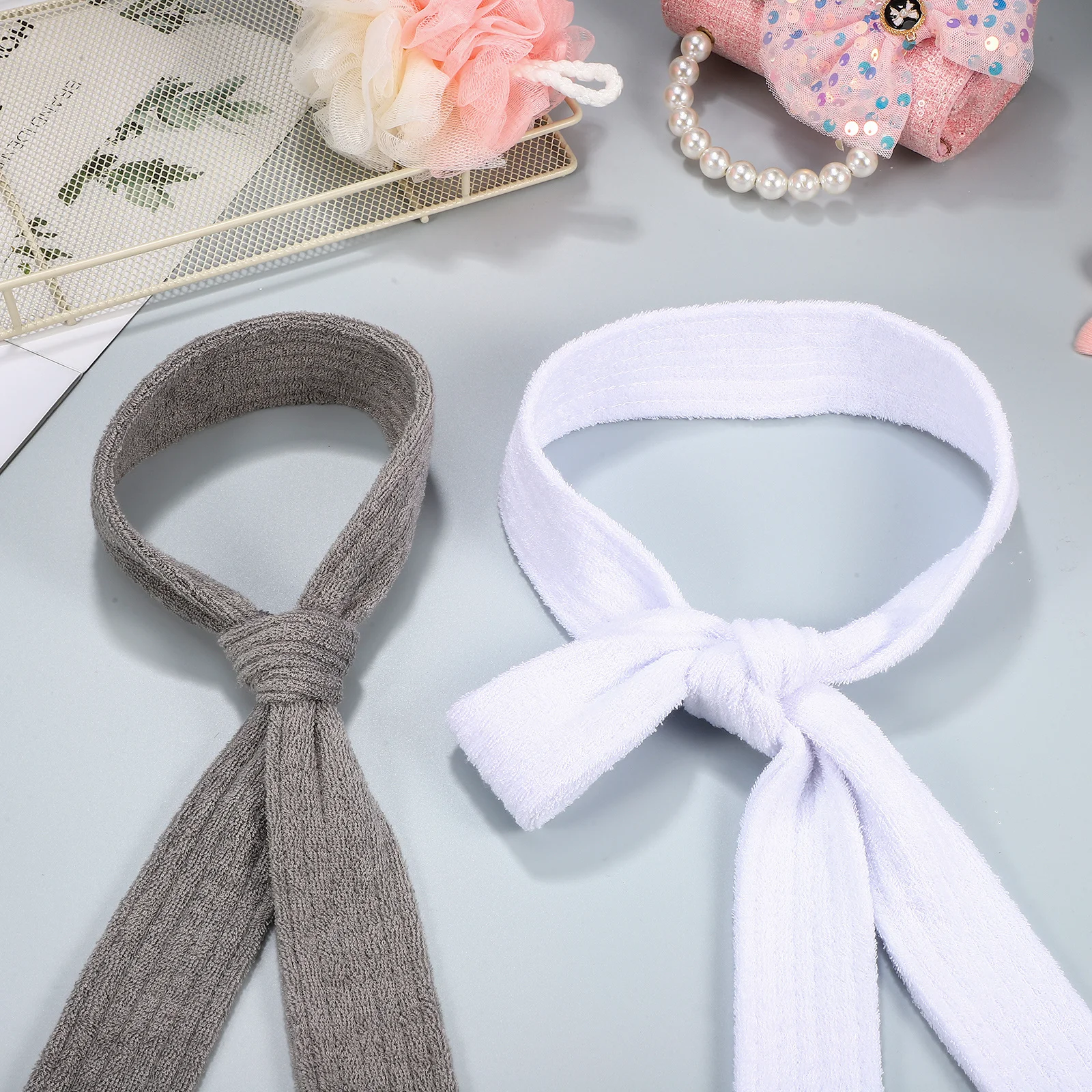 

2pcs Bathrobe Belts Replacement Universal Robe Tie Soft Polyester Waistband For Hotel Spa Sleepwear Pregnant Women