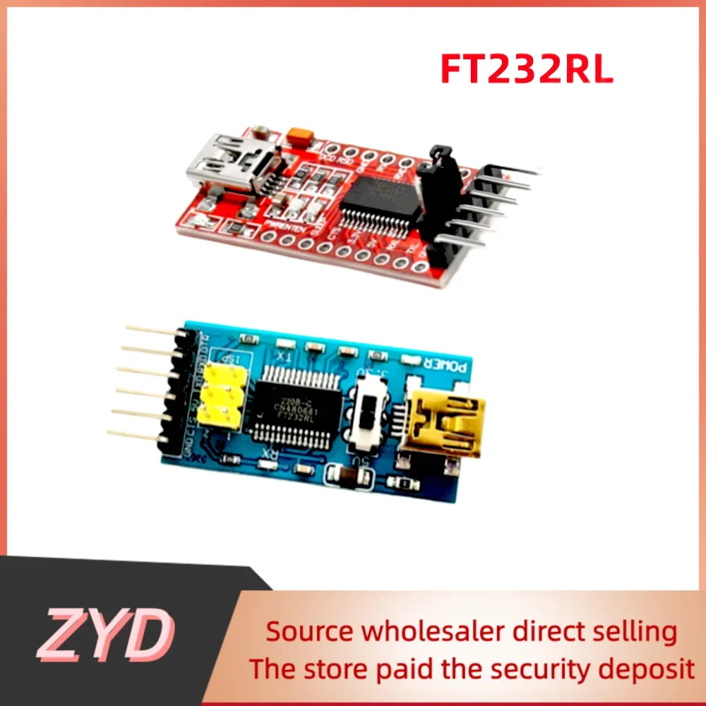 zyd-5pcs-lote-modulo-adaptador-serial-usb-33v-5v-para-ttl-ft232rl-ftdi-para-arduino-ft232-pro-mini-usb-para-ttl-232