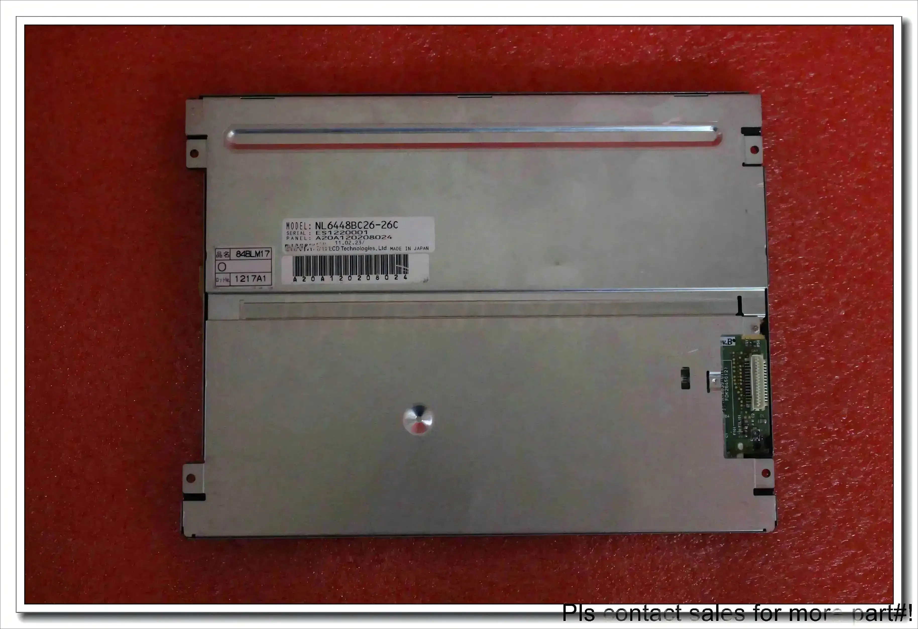 Original NL6448BC26-26 NL6448BC26-26D NL6448BC26-26C   8.4 Inch Industrial LCD 100% Tested A+ Grade  Before Shipment