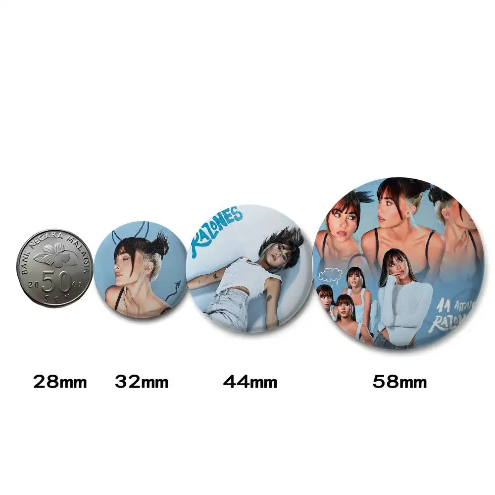 المغني A-Aitana O-Ocanas شارات مستديرة رائعة شارة دبابيس الإبداعية للملابس قبعة ظهره هدية اكسسوارات #4