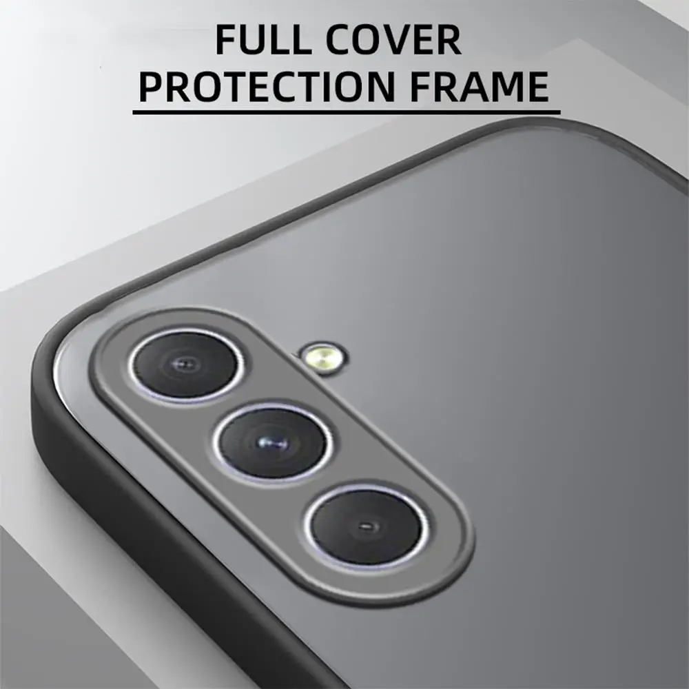 Für Samsung Galaxy S24 FE Hülle Samsung Galaxy S20 S21 S22 S23 S24 FE S25 Plus 25 Ultra 5G Cover Matte Armor Bumper Hülle – Detail 3
