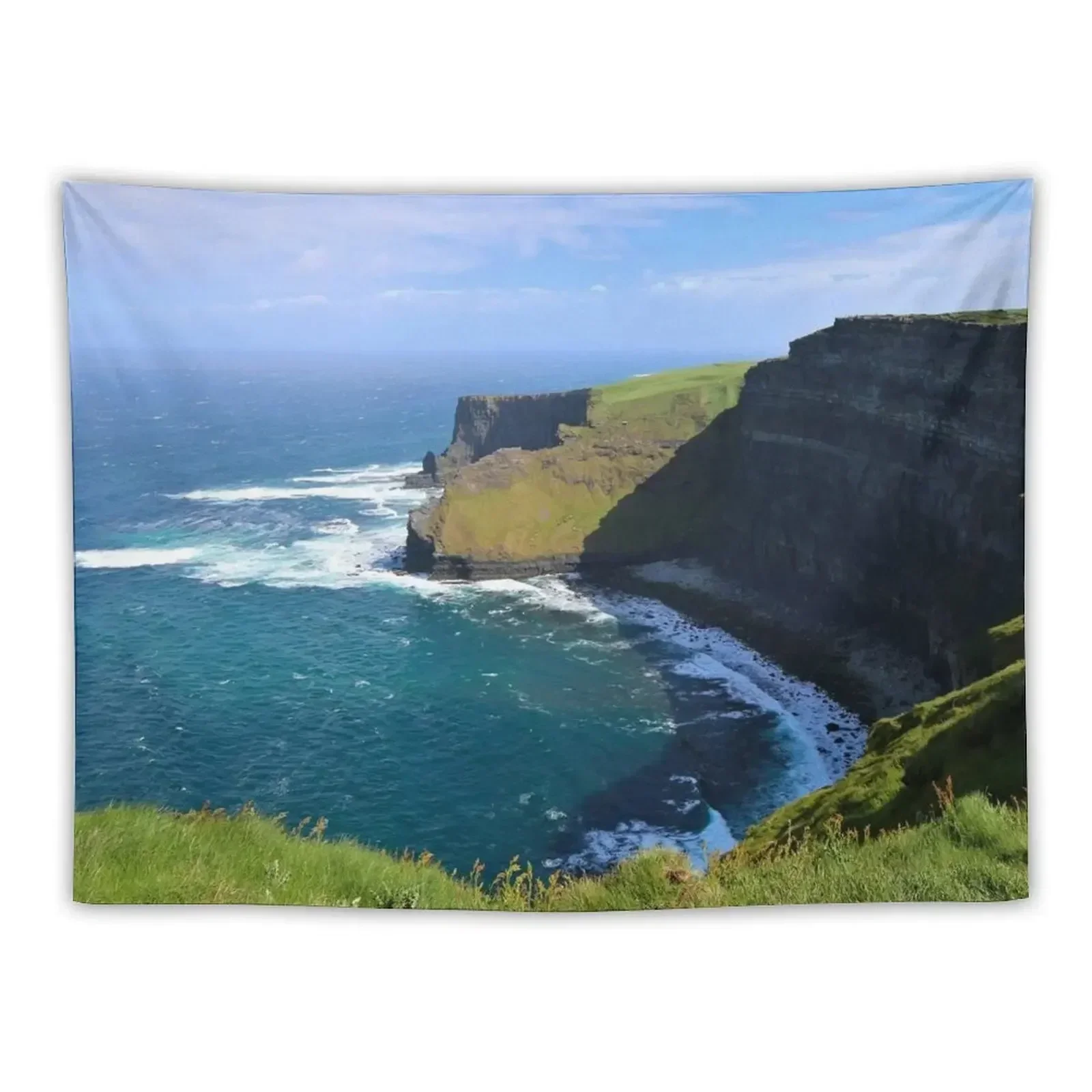 More Moher Cliffs Tapestry Kawaii Room Decor On The Wall Tapestry