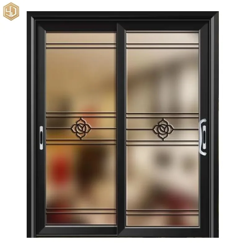 Best Modern Windproof Aluminum Alloy Sliding Door Living Room Meeting Room Glass Slider Door Heat Sound Insulation Customizable