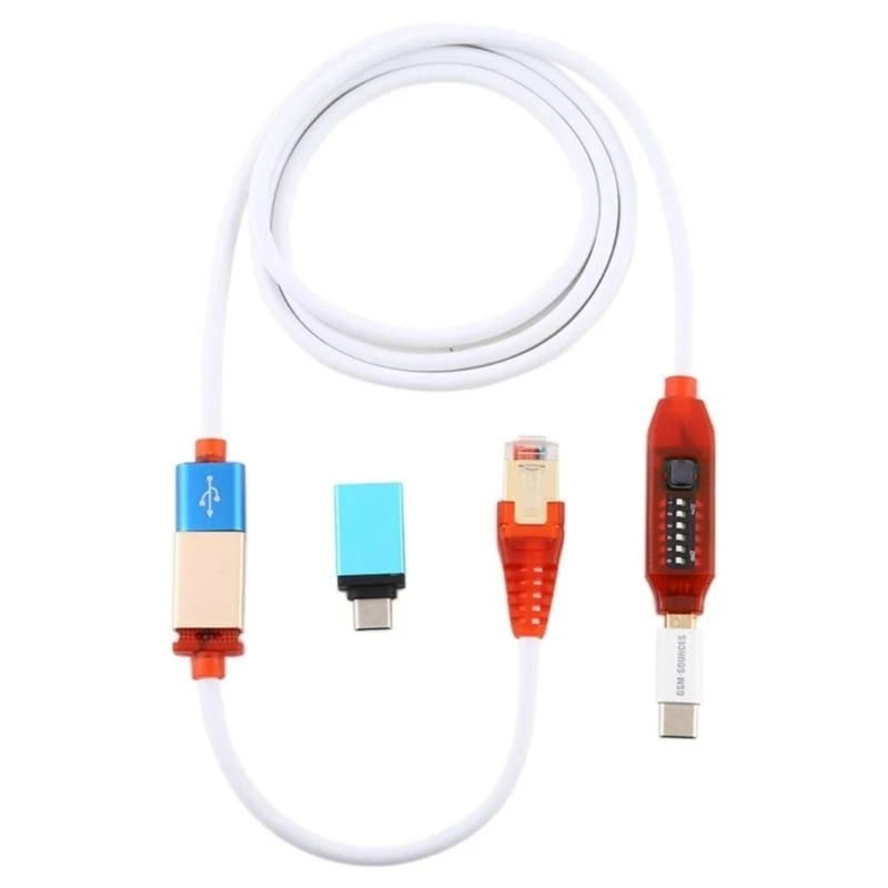

W89C Easy Switching Boot Cable Multifunction Boot Cable for EDL 9008 RJ45 Boot Cable Support Fast Charging