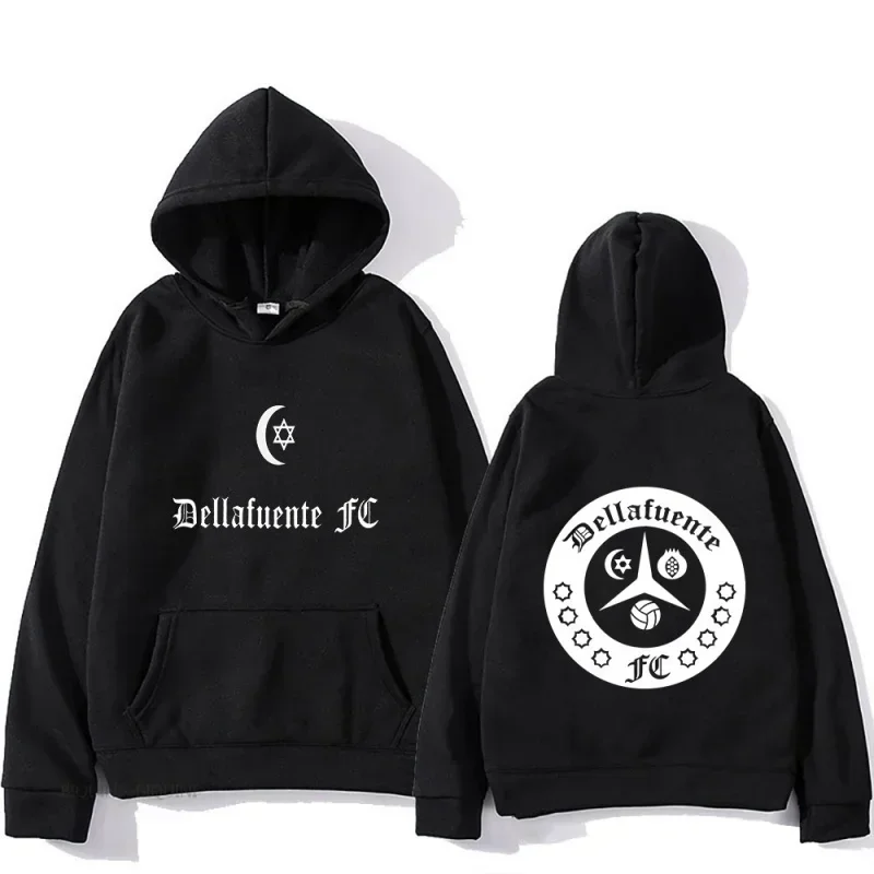 

Delafuente-Hooded Sweater for Men and Women, Harajuku Style Casual Sweater, Hiphop, Ontmoette, Gothic, Mannelijke, Winter, 2023