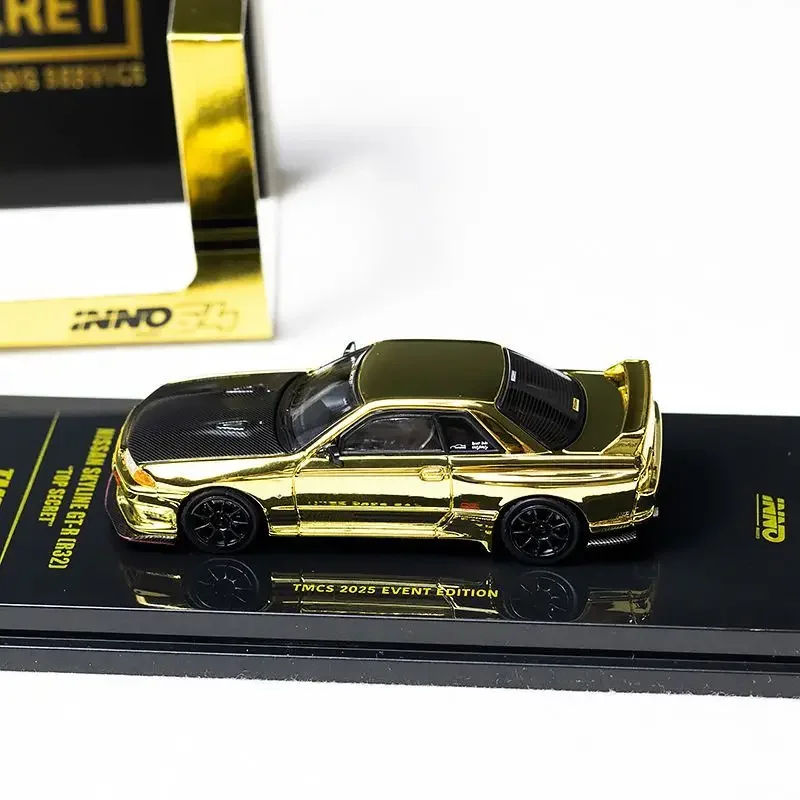 INNO 1/64 Nissan GTR R32 2025 Maleisië Tentoonstelling Limited Legering Speelgoed Motorvoertuig Diecast Metaal Model Geschenken