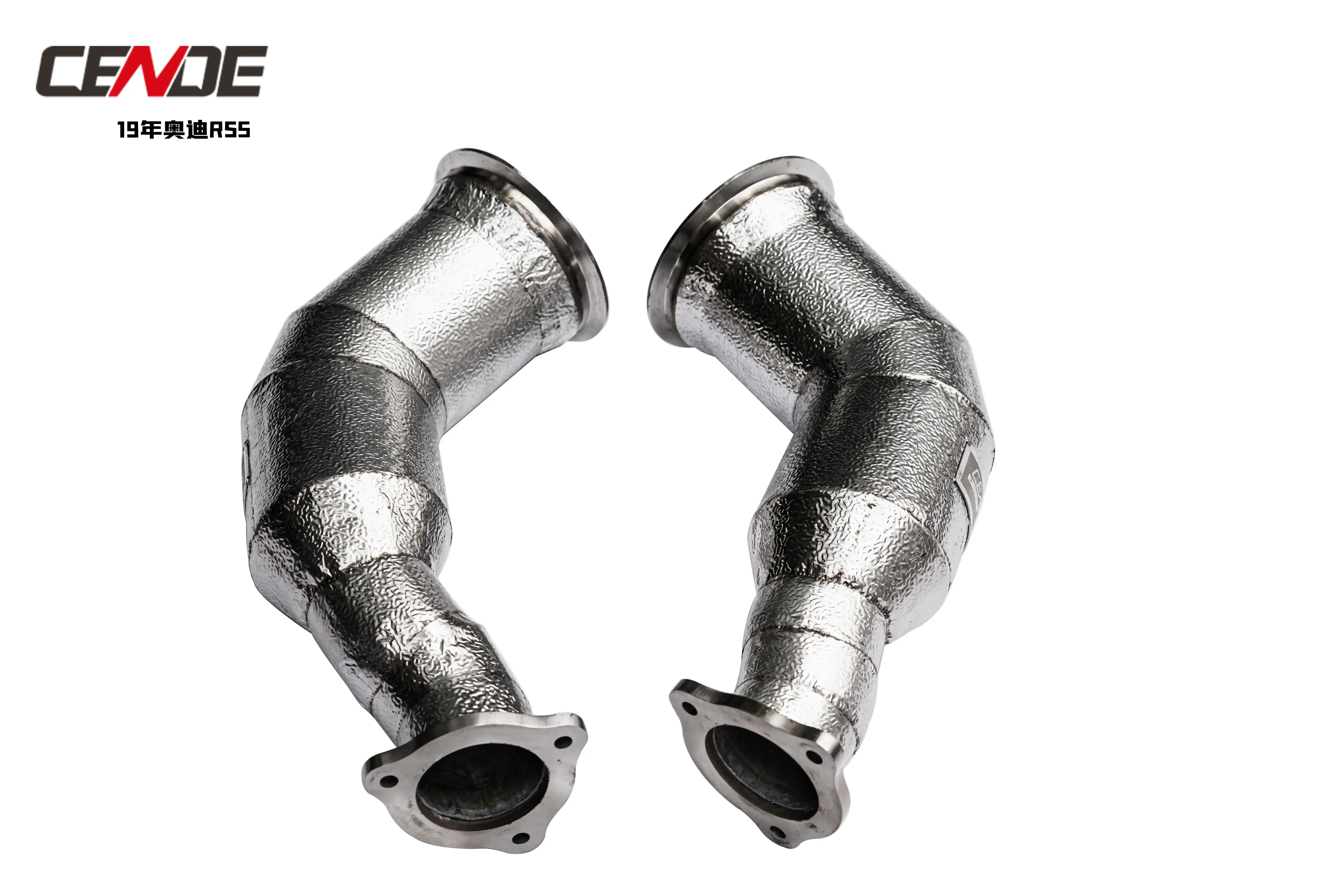 2023 hot sale flexible exhaust downpipe exhaust stainless steel header for RS5  B7