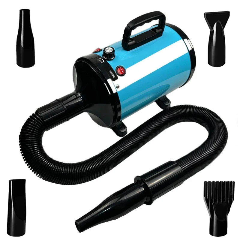 Fast Silent Drying Machine Stepless Speed Regulation 2800W Hair Dryer for Dogs Pet Grooming Blower Constant Temperature