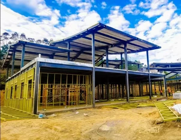 Luxury Portable Steel Structure Prefab Houses Easy Installation Modern Design Manufactured Homes for Resort Use