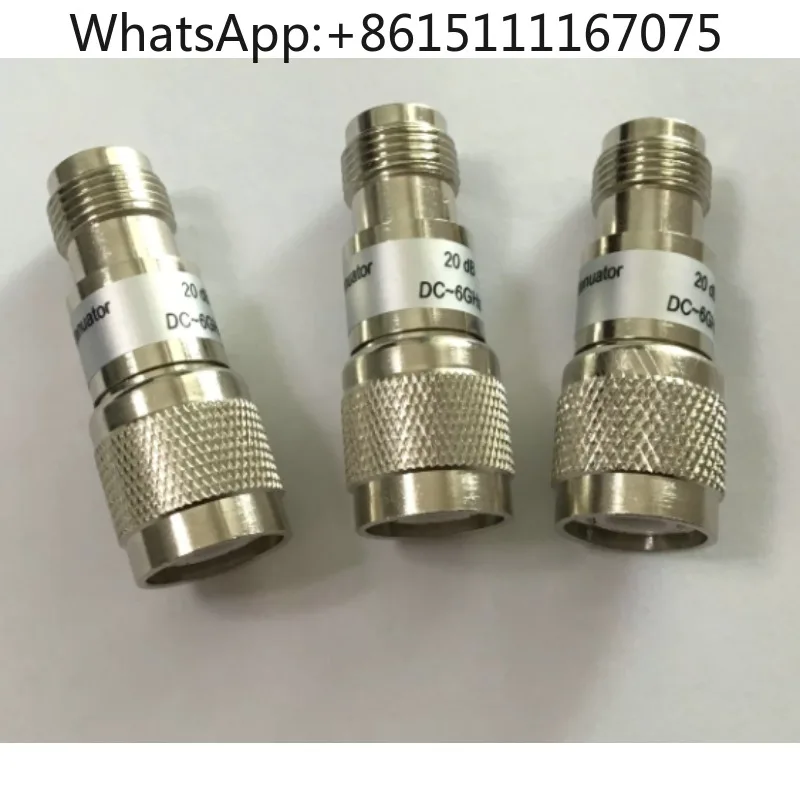 TNC Coaxial Fixed Attenuator 1dB-30dB Attenuation DC-3GHz DC-6GHz 2W RF Microwave Control Component