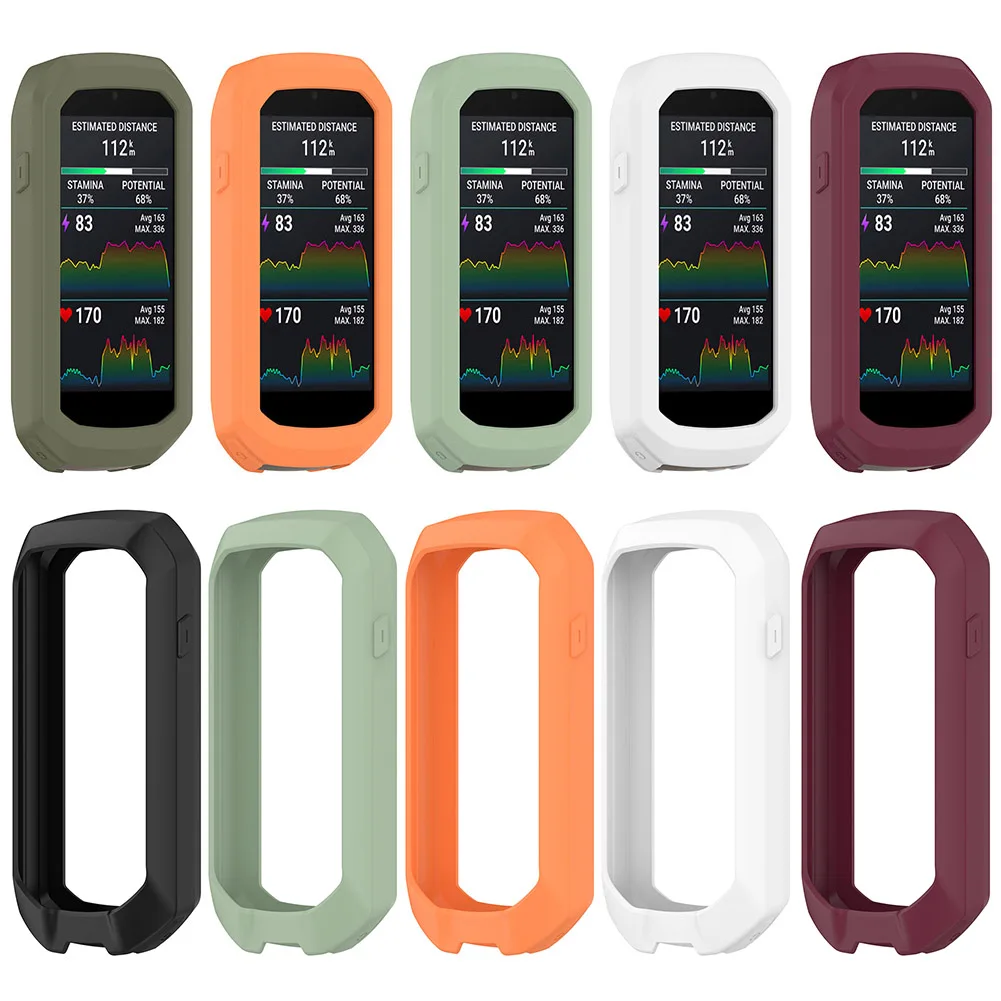 

Silicone Case Flexible Soft Bumper Protective Cover Shell Case Protector Protective Case for Garmin Edge 1050 Accessories