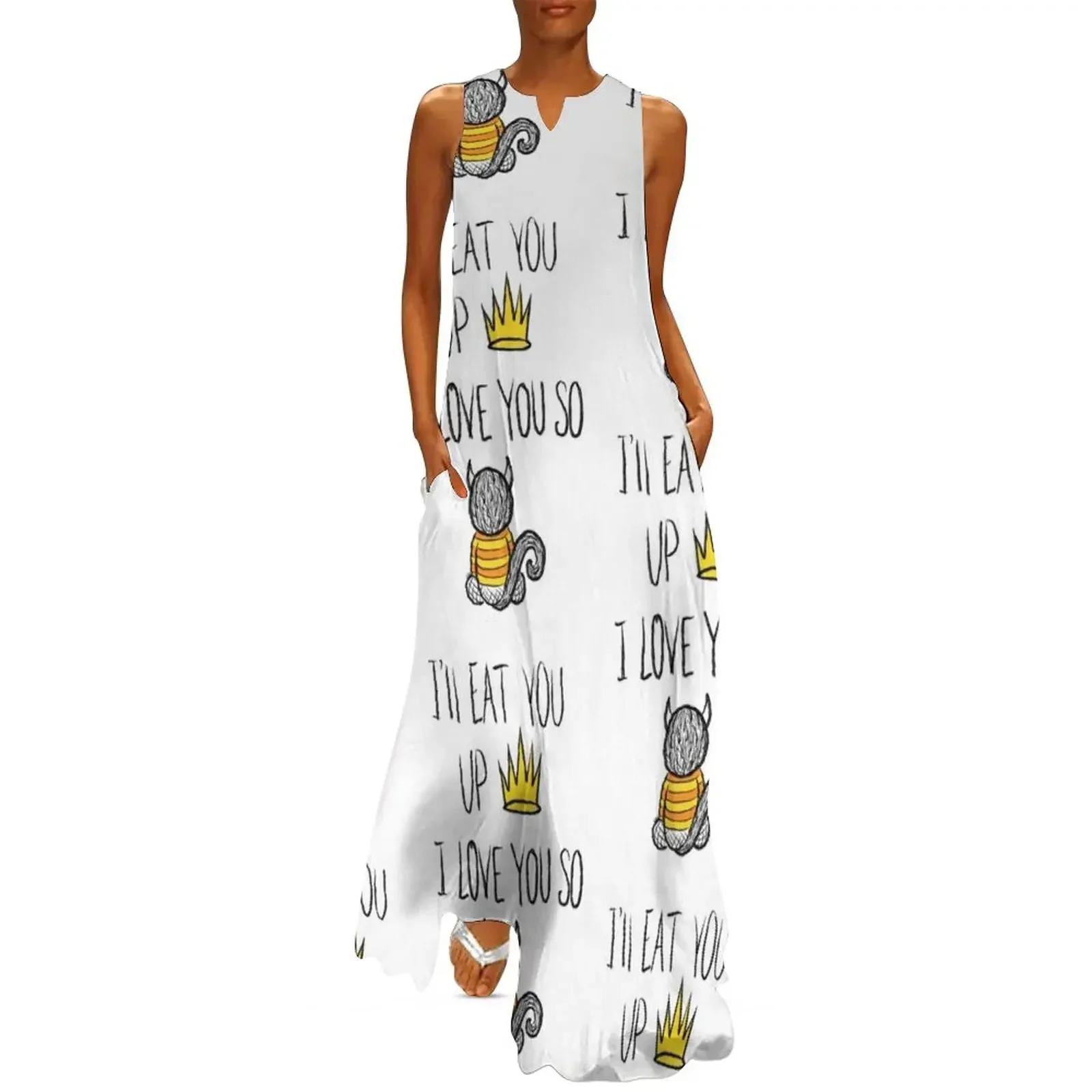

Where the Wild Things Are I'll Eat You Up I Love You SoWhere Long Dress summer dresses ladies 2025 dresses for women 2025 Dress