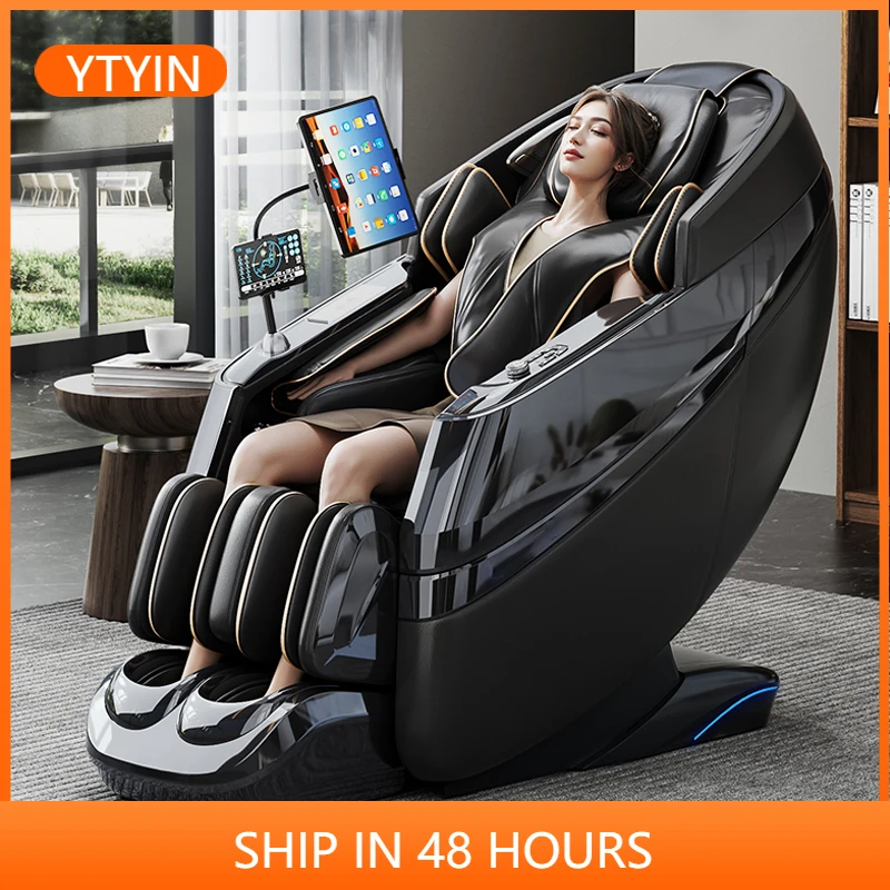 

YTYIN 2025 Large-Sized Luxury 4D Massage Chair Home Full Body Dual Movement SL Rail Zero Gravity Luxury Space Cabin
