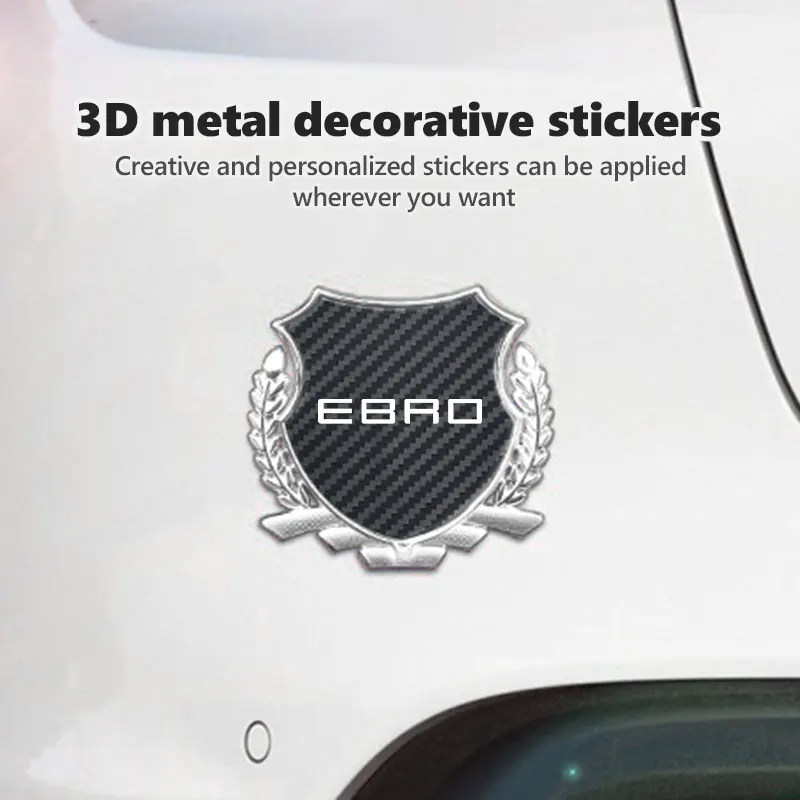 Metal Car Sticker Side Modification Sign Window Body Auto Logo For Ebro S400 S700 S800 Omoda 5 C5 Jaecoo J7 J8