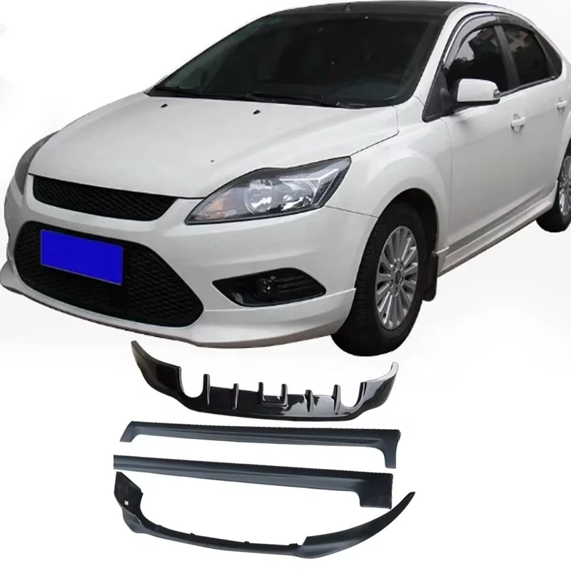 for Fords Focus 2013-2015 Body Kit Front Lip Bumper Rear Lip Side Skirt