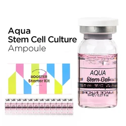 Aqua Stem Cell Culture Ampoule Skin Booster Serum Korean Skincare Anti Aging MTS Solution for Anti Aging Moisturizing 12Pcs/box