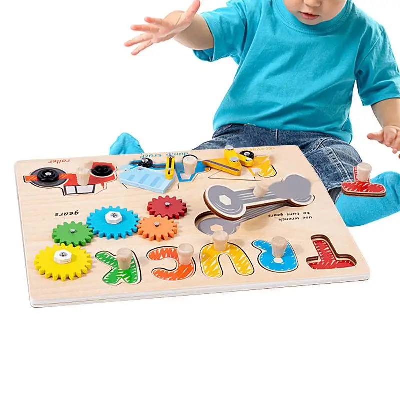 

Toddler Activity Board Wooden Toddler Montessori Sensory Toys Preschool Learning Activities Travel Hand Puzzles Learning &