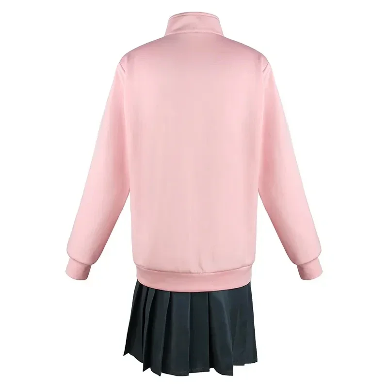 Gotou Hitori Cosplay Bocchi The Rock Gotou Hitori Cosplay Kostium JK Uniform Różowa Kurtka Spódnica Peruka Garnitur Halloween Anime Cosplay