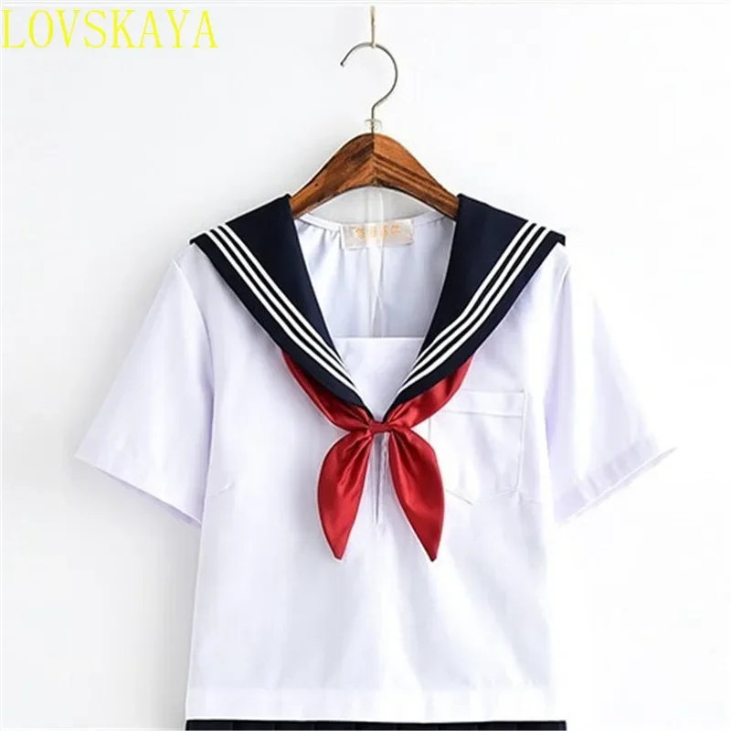 Abito navale da marinaio anime studentessa uniforme scolastica da marinaio navale bianco di grado giapponese