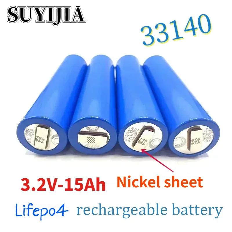 

33140 Lifepo4 Battery 3.2V 15Ah with BMS Nickel Containing Suitable for DIY Electric Bicycle Electric Scooter Battery Pack