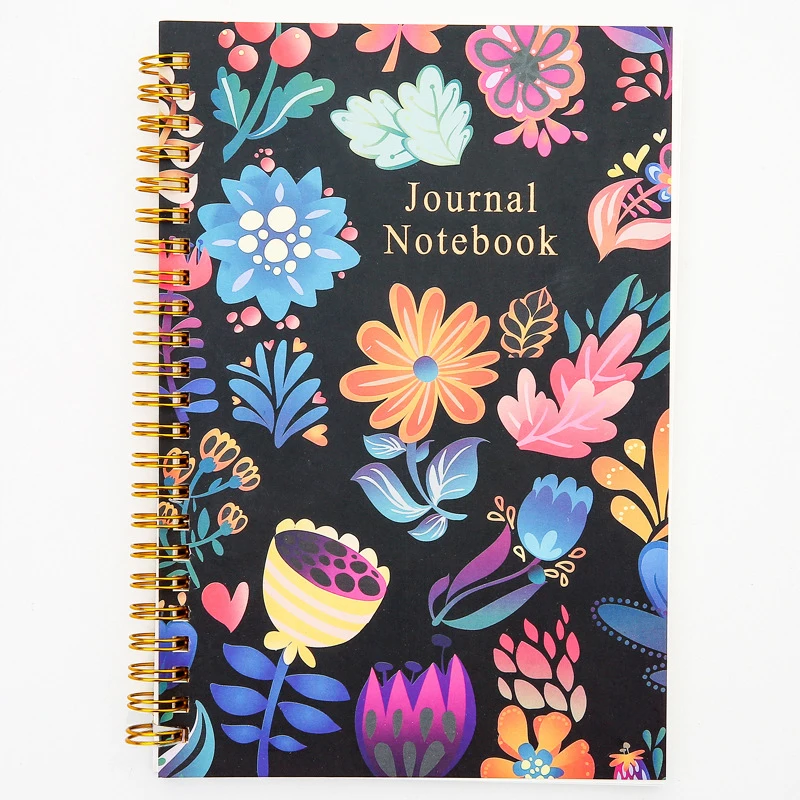 A5 English Notebook Diary Work and Exercise Schedule Notebook Art Students Sketch Book Memo Graffiti Stationery Office Supplies