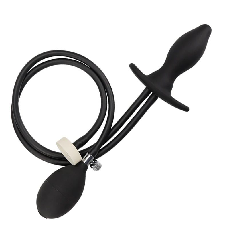 

Portable Bidet Silicone Black Enema Inflatable Plug Cleaner Travel Expansion Cleaning Mineral Water Bottles Can Be Connected