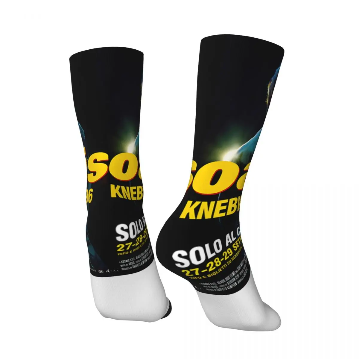 Best Songs Musical Band Concert Movies Poster Men's Socks Vintage Harajuku O-Oasis Street Style Novelty Casual Crew Sock