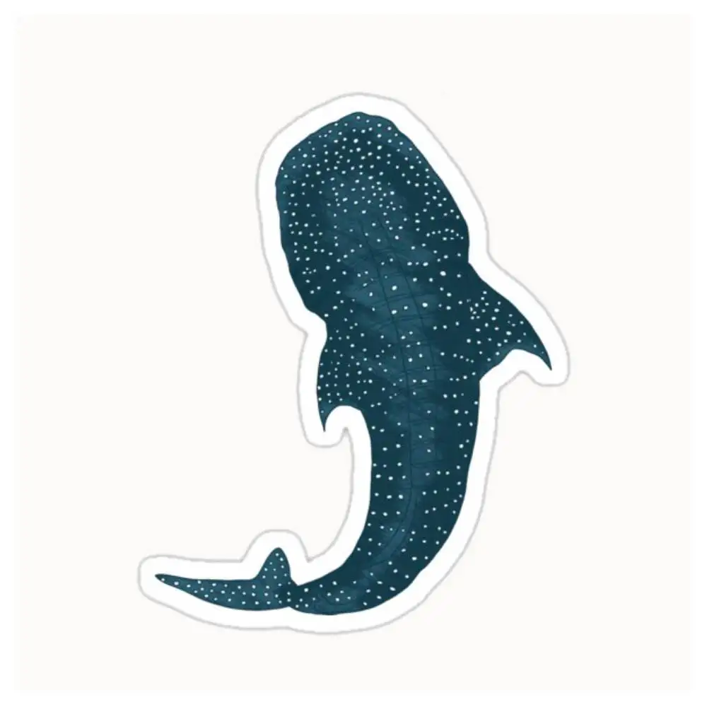 Whale Shark Waterproof Stickers For Decorating Car Windows Motorcycles And Computers.