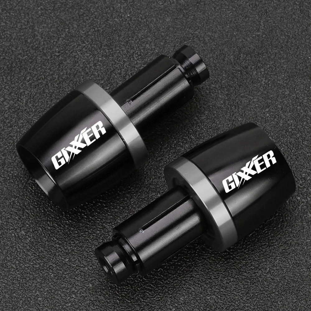 For Suzuki GIXXER 250 SF 250SF 150 125 2020 2021 2022 2023 Motorcycle Anti-Slip Counterweight Handlebar Grips Silder Plug Ends