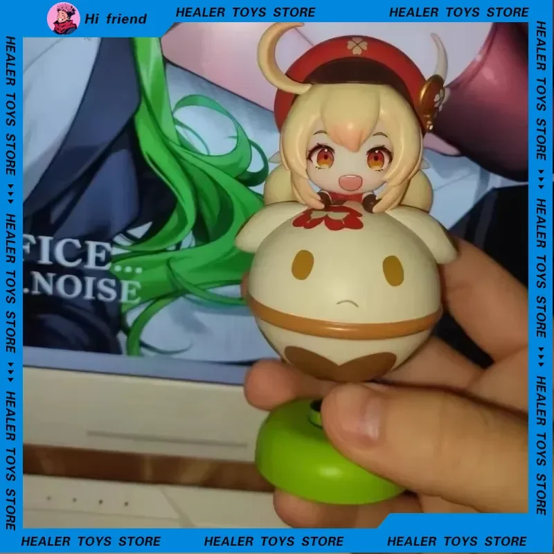 11.5cm Genshin Impact Anime Figures Klee Furina HuTao kawaii Action Dolls Peripherals Model Desk Ornaments Christmas Gifts Toys