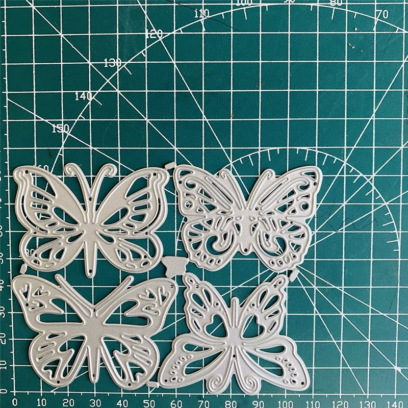 Hollow Colored Butterfly Metal Cut Dies Stencils for Scrapbooking Stamp/Photo Album Decorative Embossing DIY Paper Cards