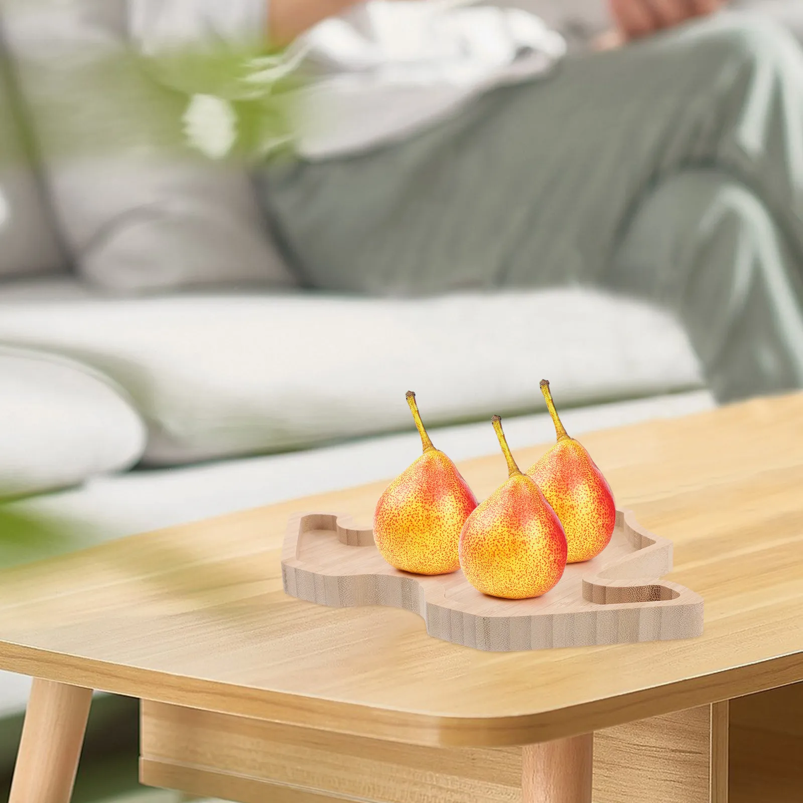 Novelty Wooden Romper Food Tray for Infant Party Serving Cupcakes Cheese Fruits Snacks Baby Shower Decoration Fruit Salad