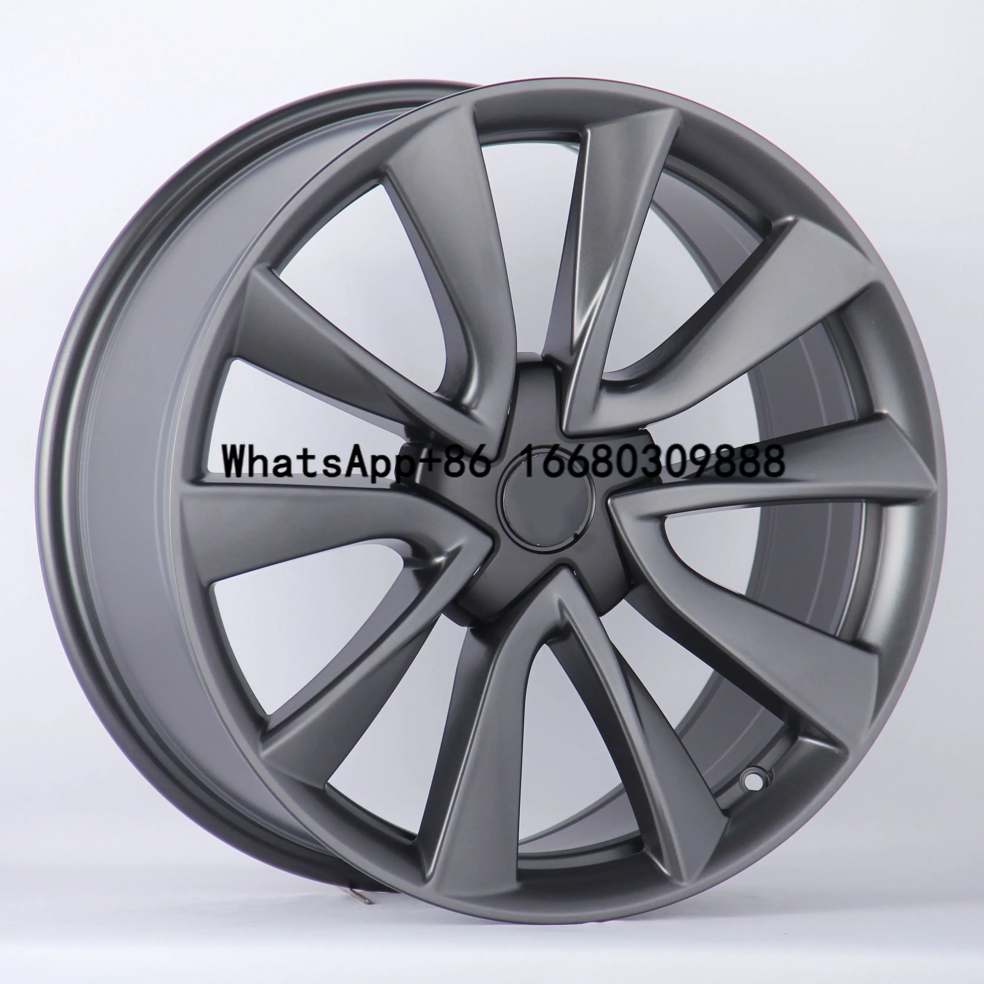 Bku Instock Cast 5x114.3 Wheels 19 20 inch Car Rims Gunmetal Alloy Passenger Racing Car Wheel For Model 3 Y S