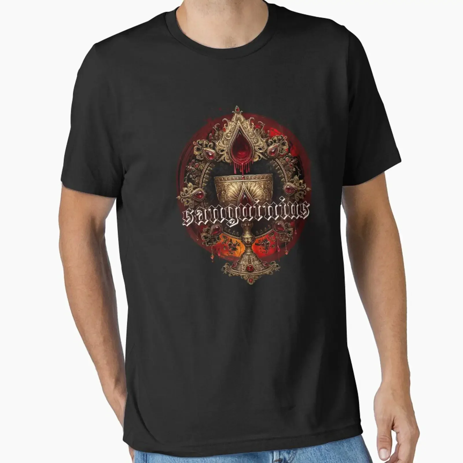 Commander Dante Sigil Essential T Shirt vintage Washed Versatile Unisex graphic Top For Everyday Wear Soft streetwear Stretched