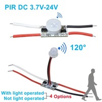 5V 12V 24V PIR Motion Sensor Timer Switch Light-operated Switch Movement Detector 6M Control Light Strip Desk Lamp Night Light